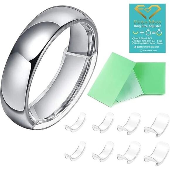 Invisible Ring Size Adjuster for Loose Rings Ring Adjuster Fit Wide Rings - Picture 5 of 5